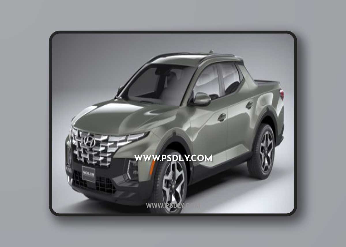 Hyundai Santa Cruz 2022 3D Model
