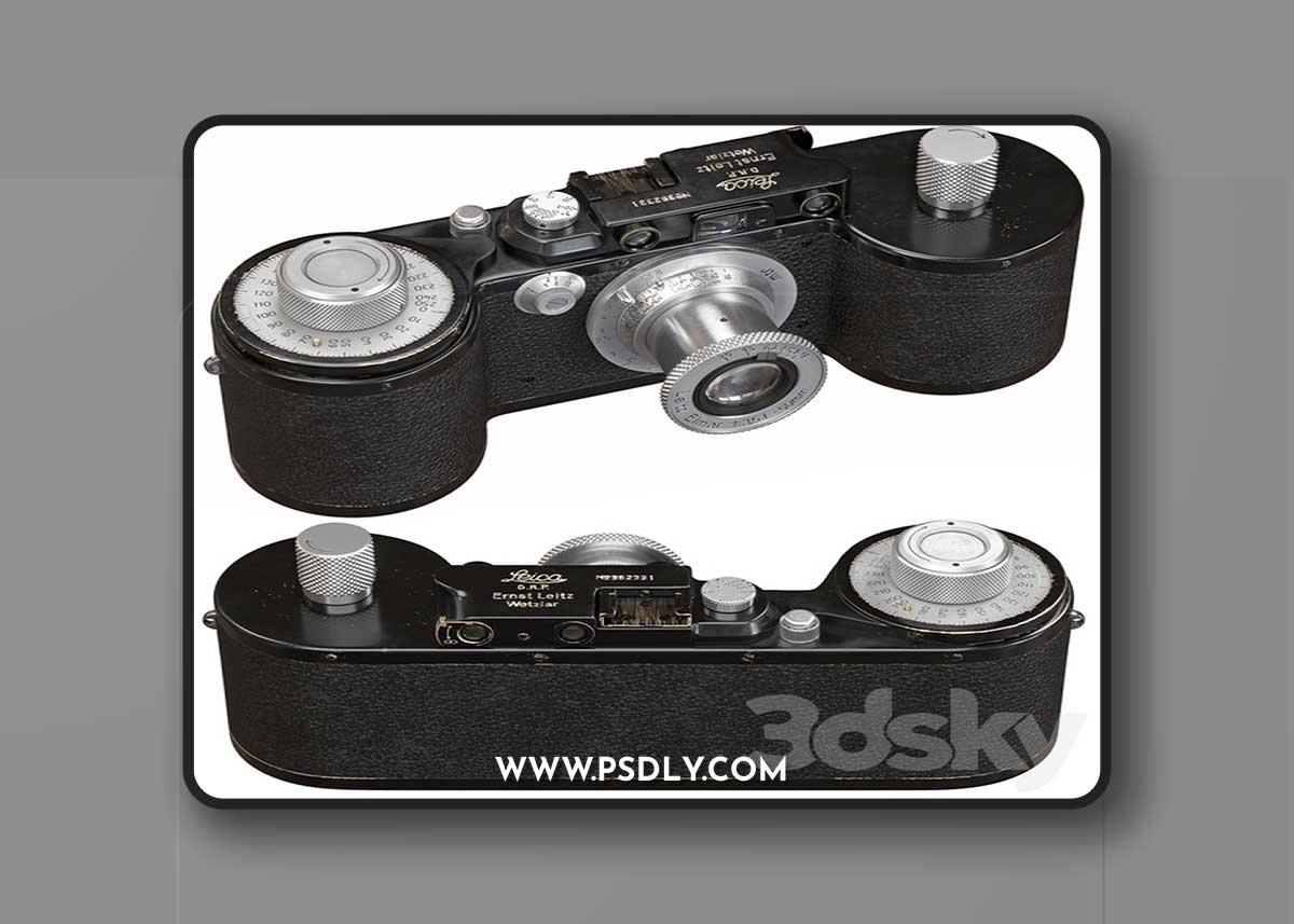 Leica 250 Reporter camera 3D Model
