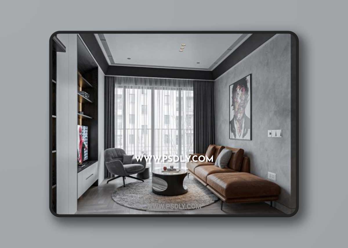 Living Room - Kitchen Interior by Hung Le