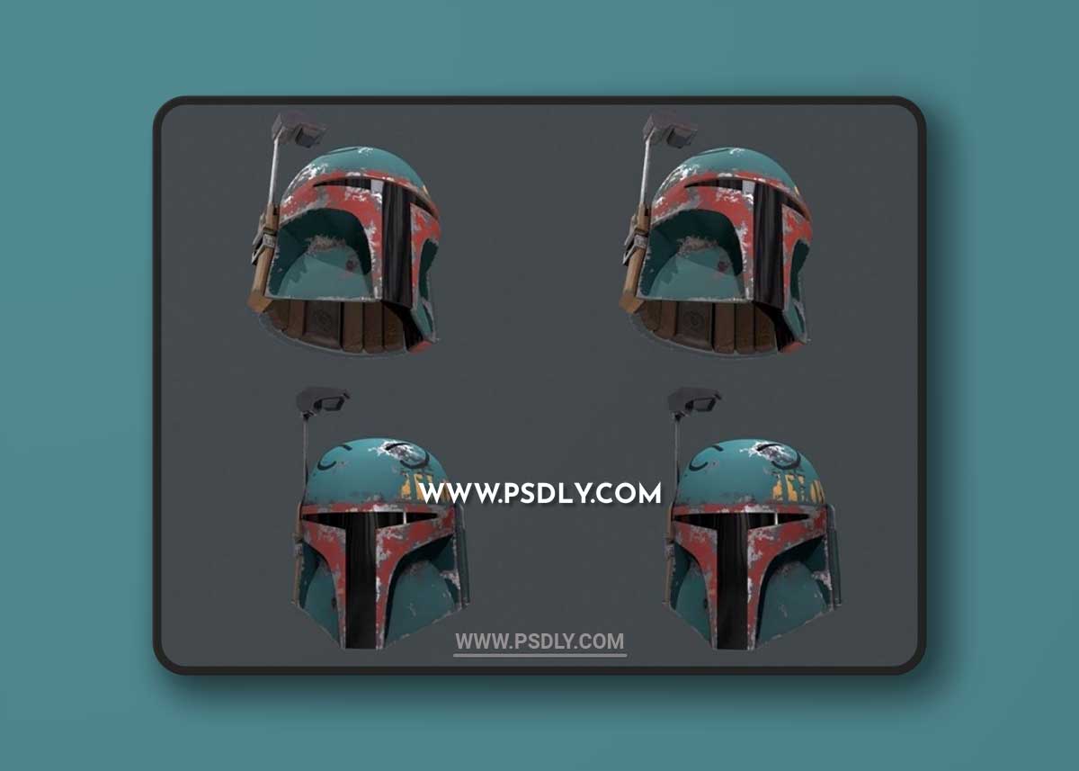 Mandolorian Helmet 3D Model