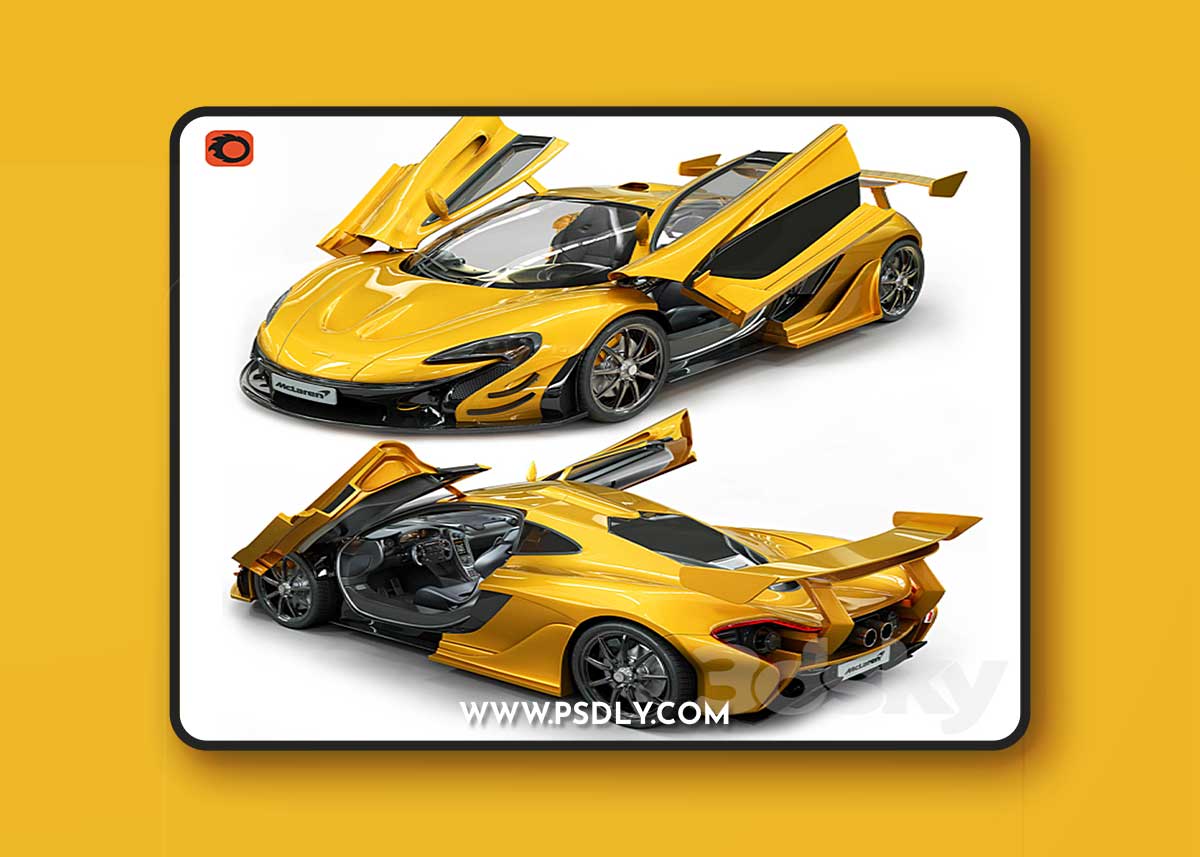 McLaren P1 3D Model