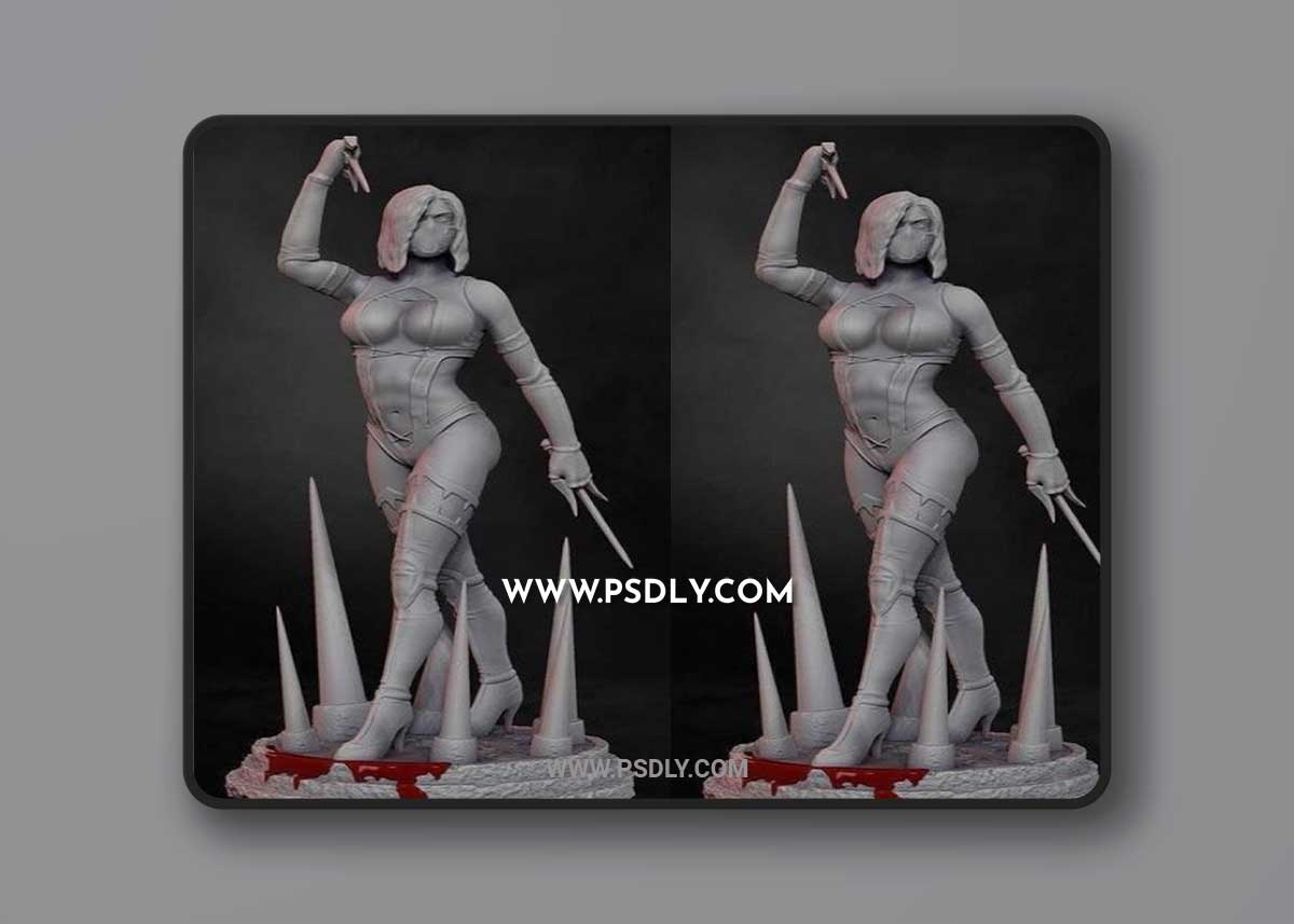 Mileena - Mortal Kombat 3D Print Model