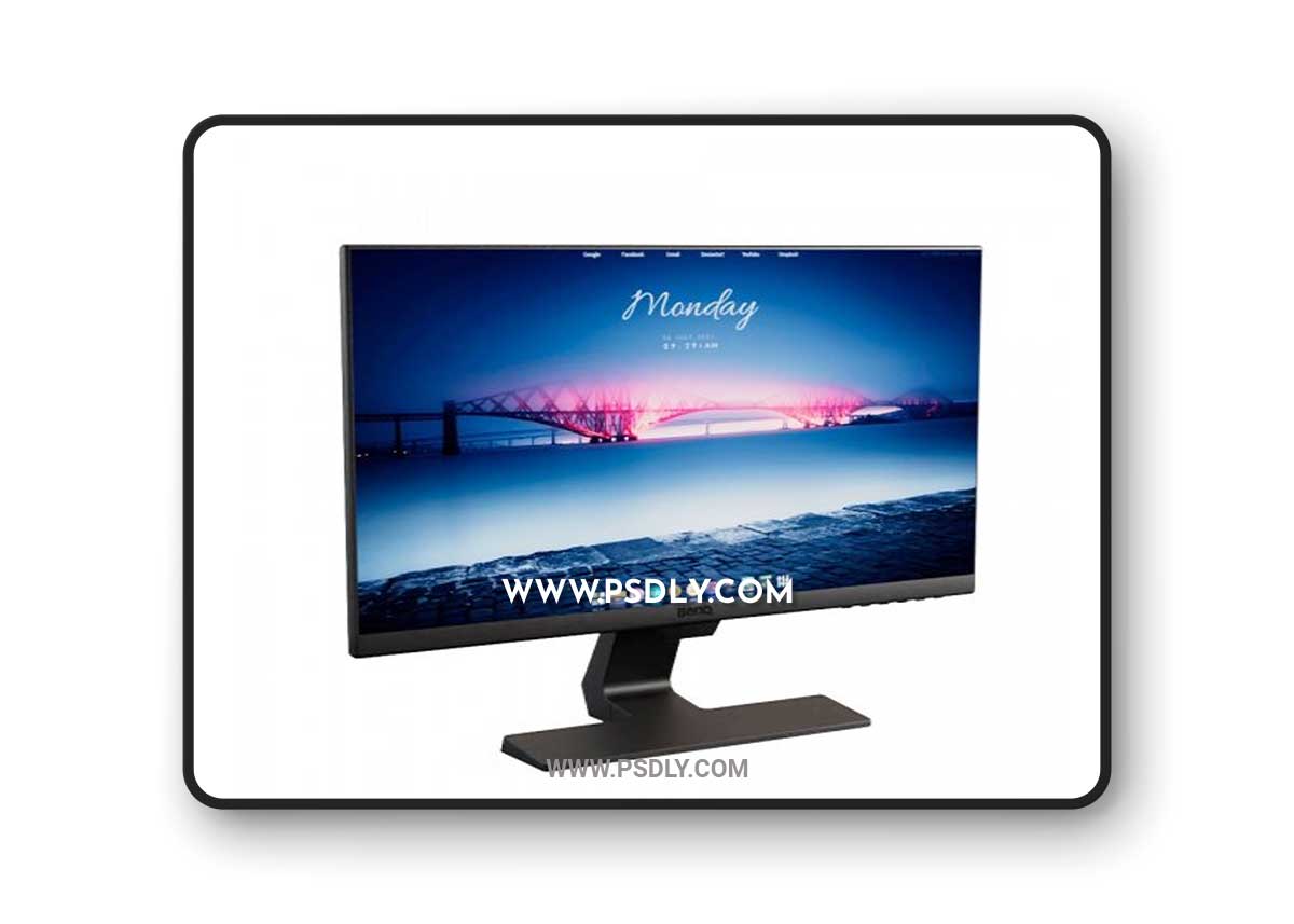 Monitor Benq Gw2480 3D Model