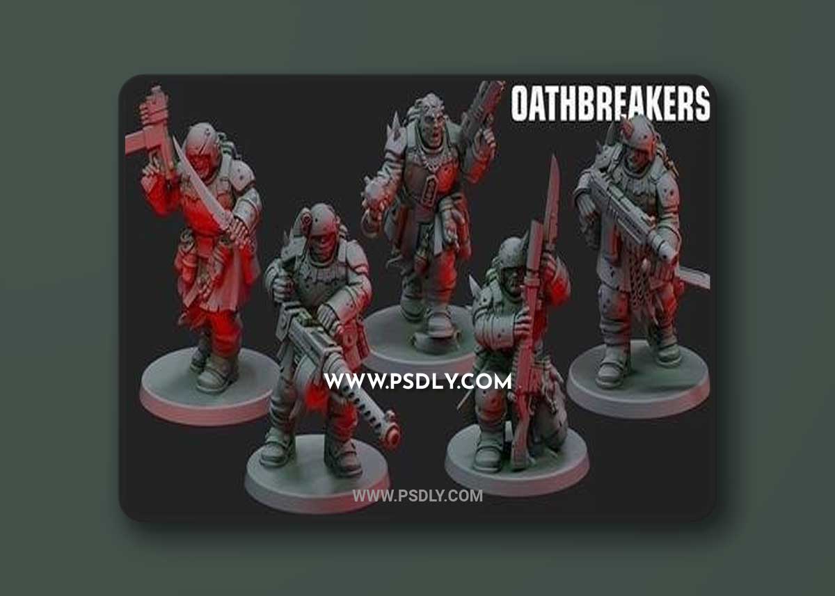 Red Pilgrim Miniatures - Oathbreakers 3D Model