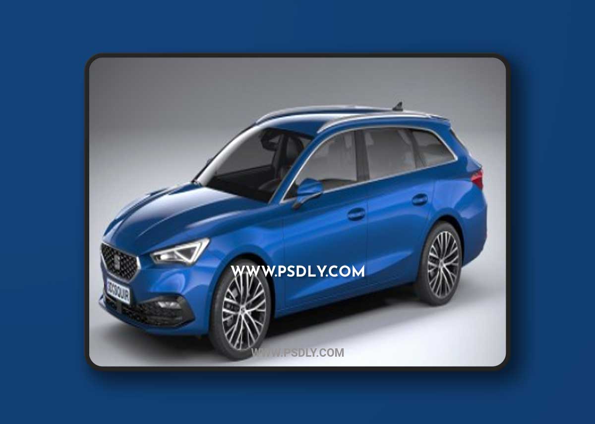 Seat Leon Sportstourer 2020 3d Model