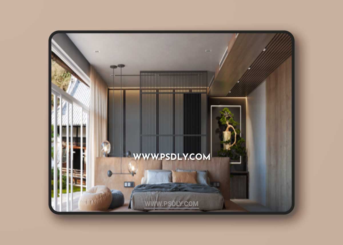 Sketchup Bedroom Interior by Huu Khanh 3D Model