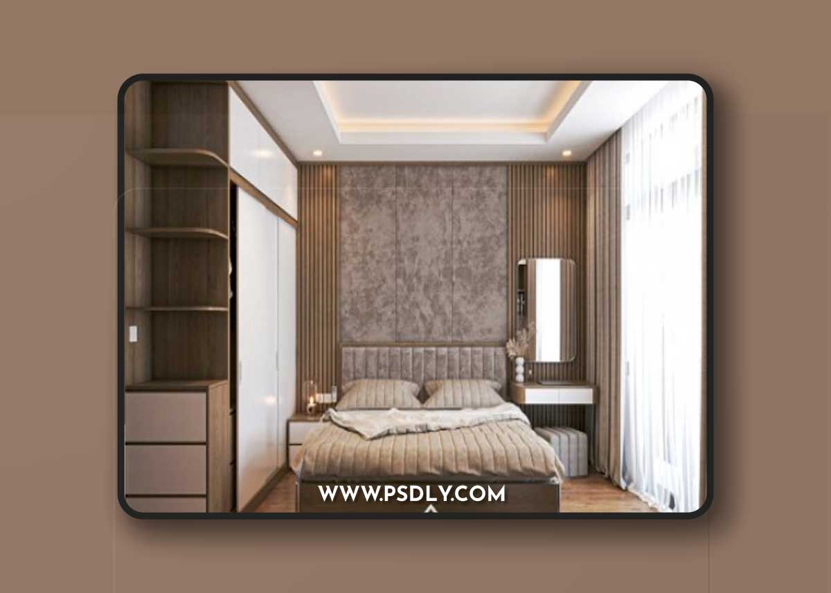 Sketchup Bedroom Interior by Kts Nghia Than 3D Model