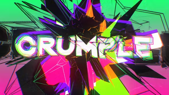 Videohive Crumple Crash Title Opener 30310967