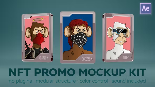 Videohive NFT Promo MockUp Kit 38250076