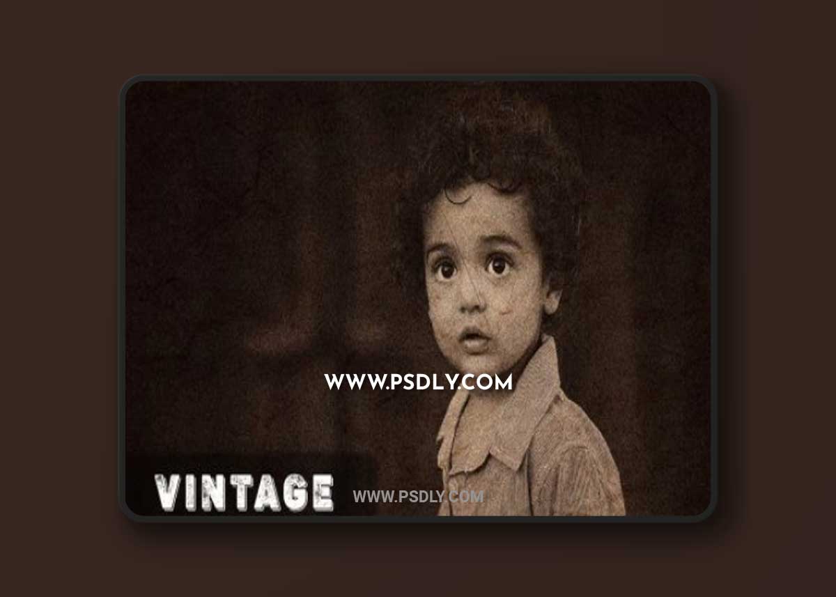 Vintage Grain Photoshop Action