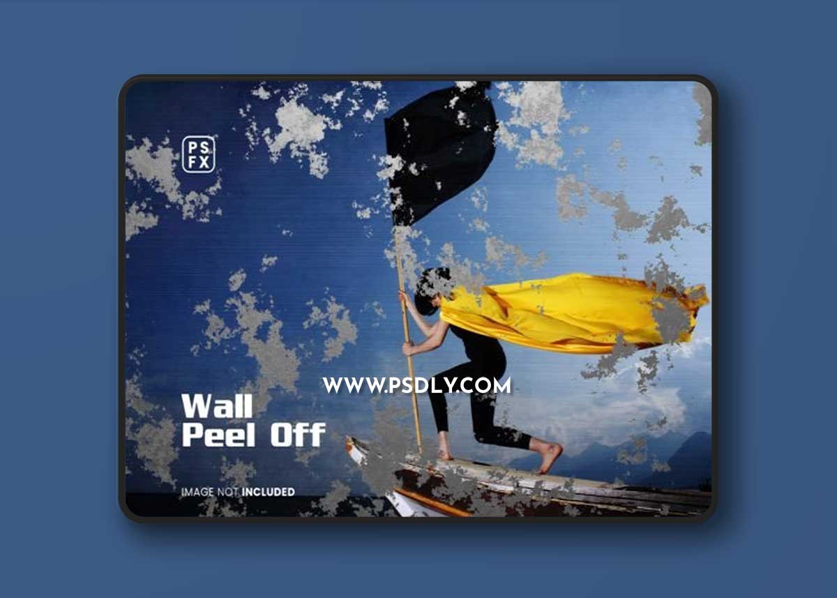 Wall Peel Off Photo Effect