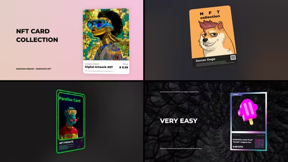Videohive NFT Card Promo Pack 38432082