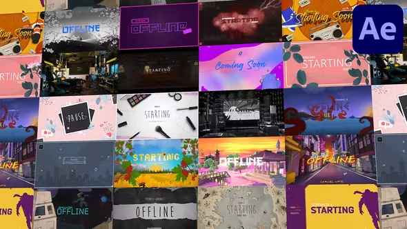 Videohive Looped Backgrounds | Web • Twitch • Youtube • Live | Part 1 38390414