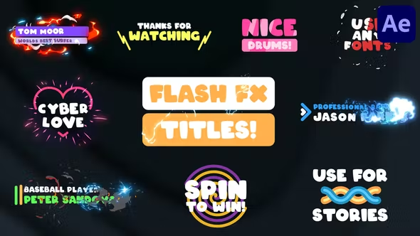 Videohive Flash FX Titles | After Effects 38412747