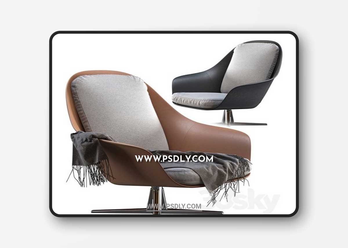 Armchair Romatti Sveva 3D Model