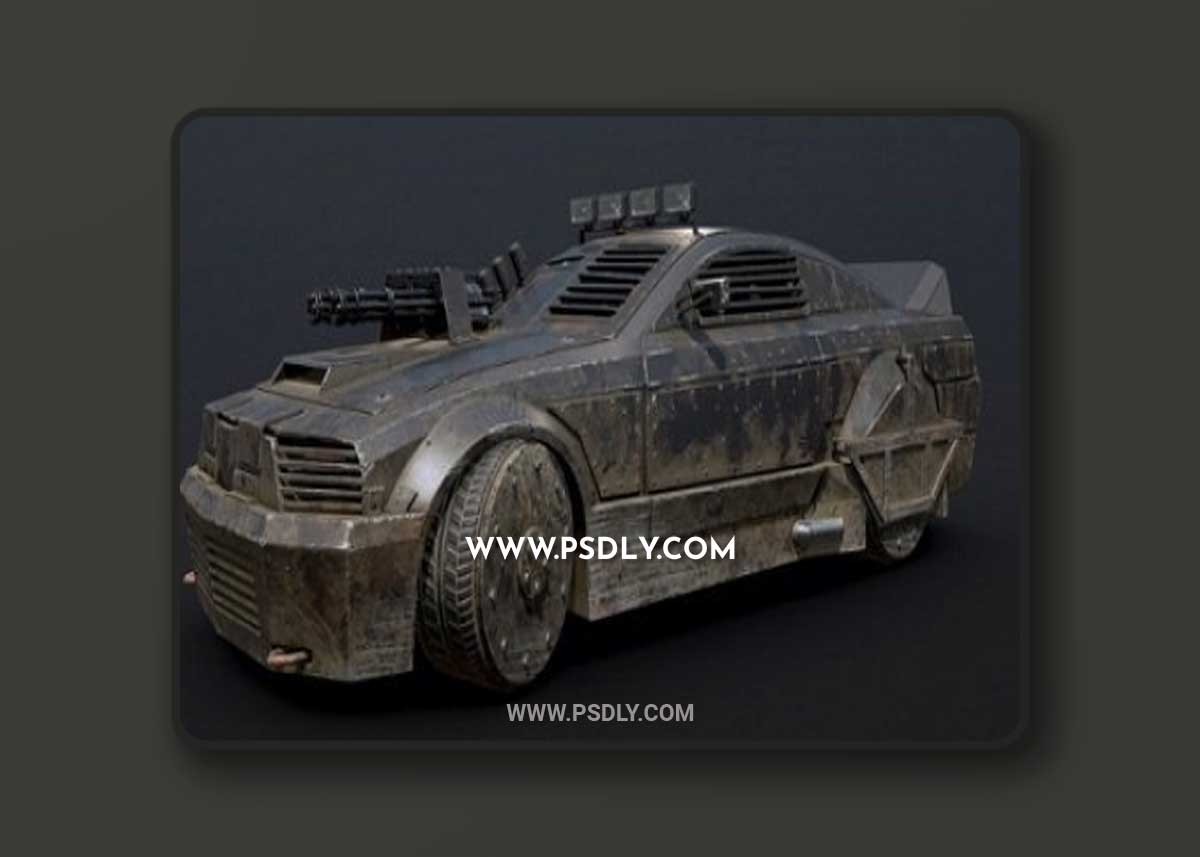 Armored car (death race) 3D Model
