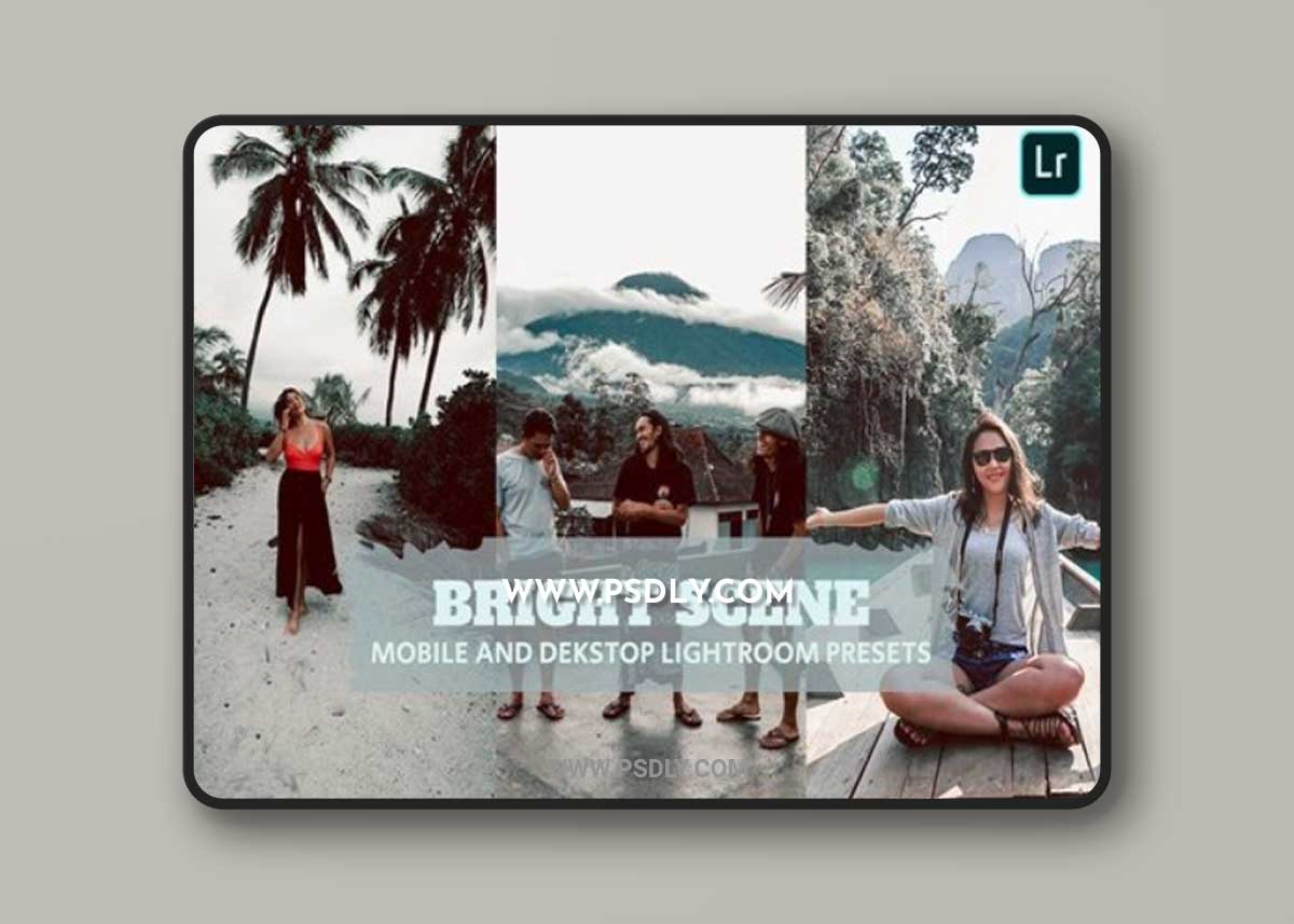 Bright Scene Lightroom Presets Dekstop and Mobile EPNM9XP