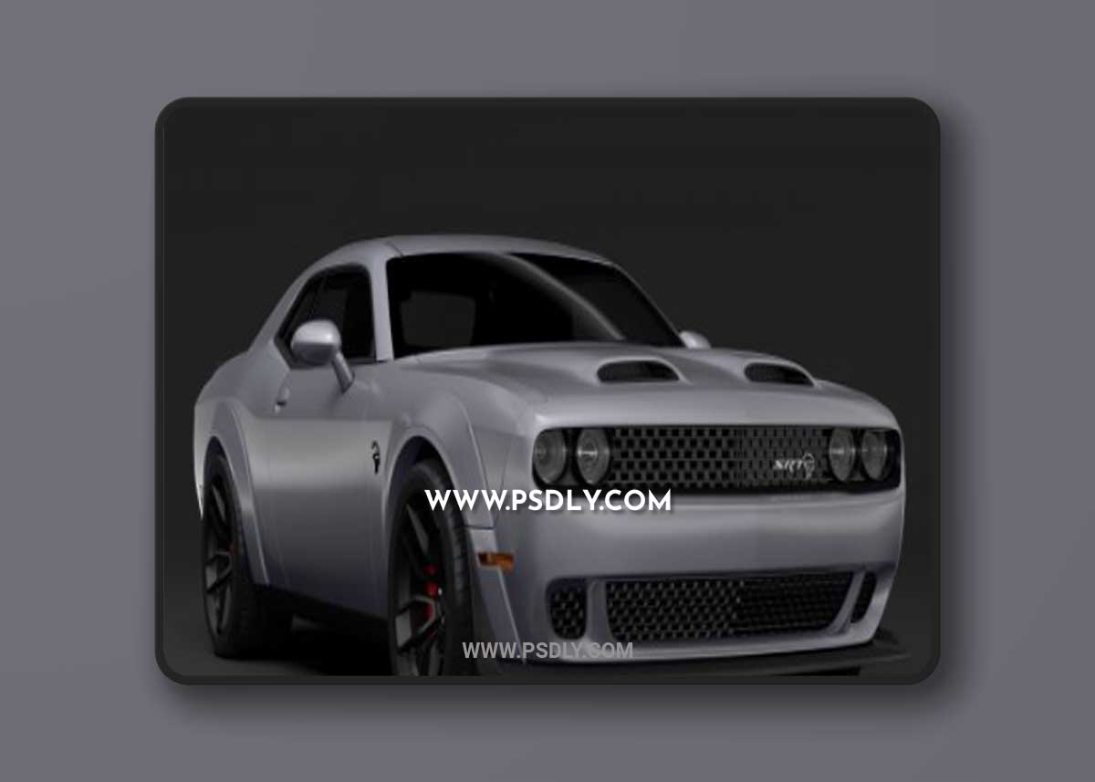 Cgtrader - Dodge Challenger SRT Hellcat Redeye Widebody LC 2019