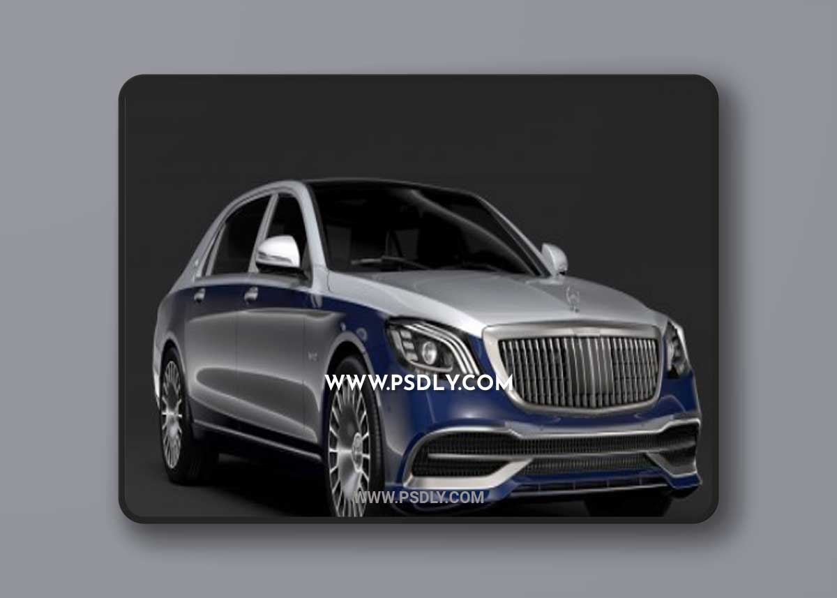 Cgtrader - Mercedes Maybach S 650 X222 2019 3D Model
