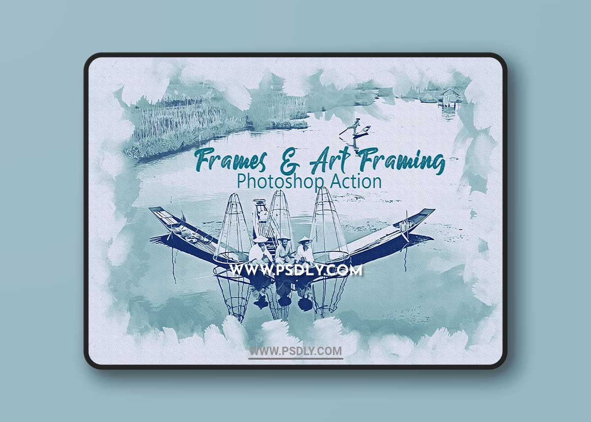 CreativeMarket - Frames & Art Framing PS Action 5137516