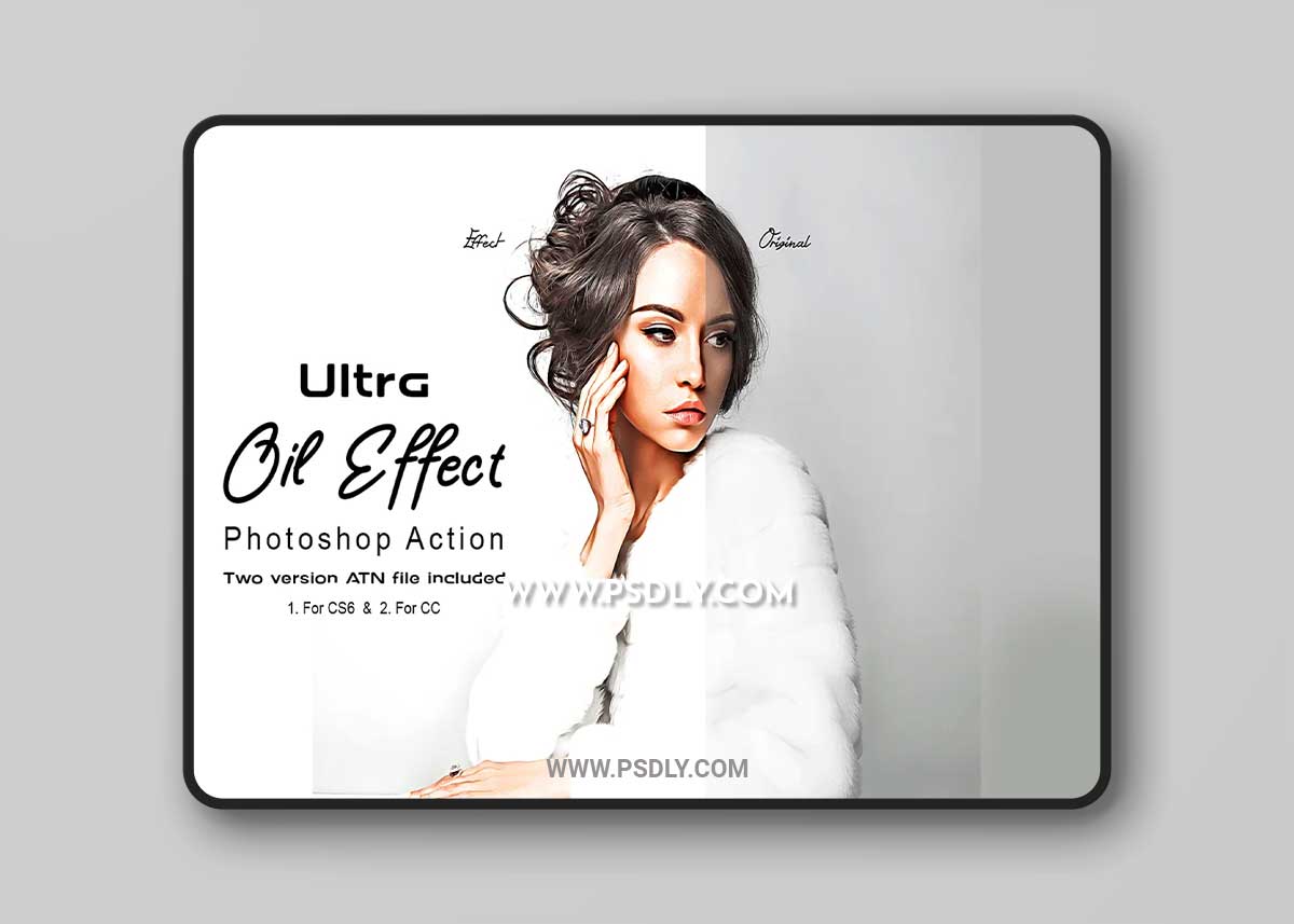 CreativeMarket - Ultra Oil Effect Photoshop Action 7368949