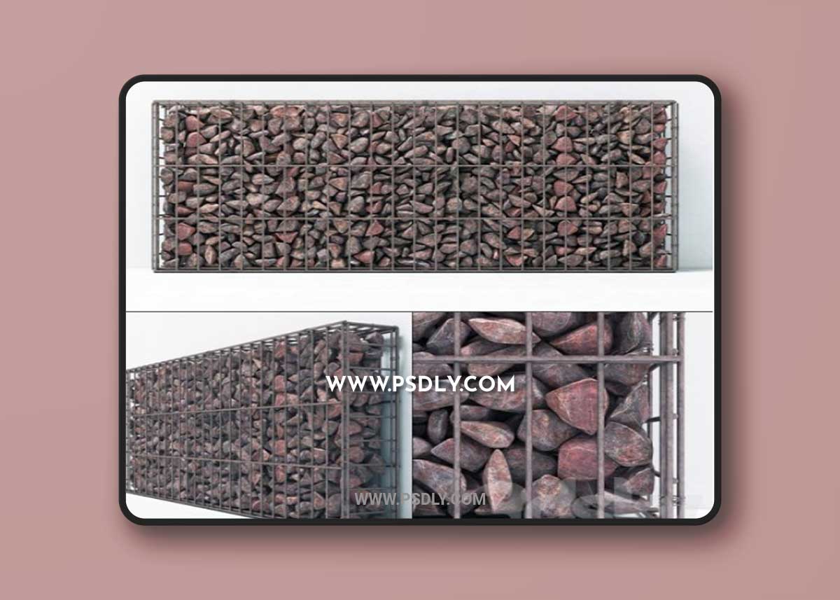 Gabion cage / Gabion cage 3D Model