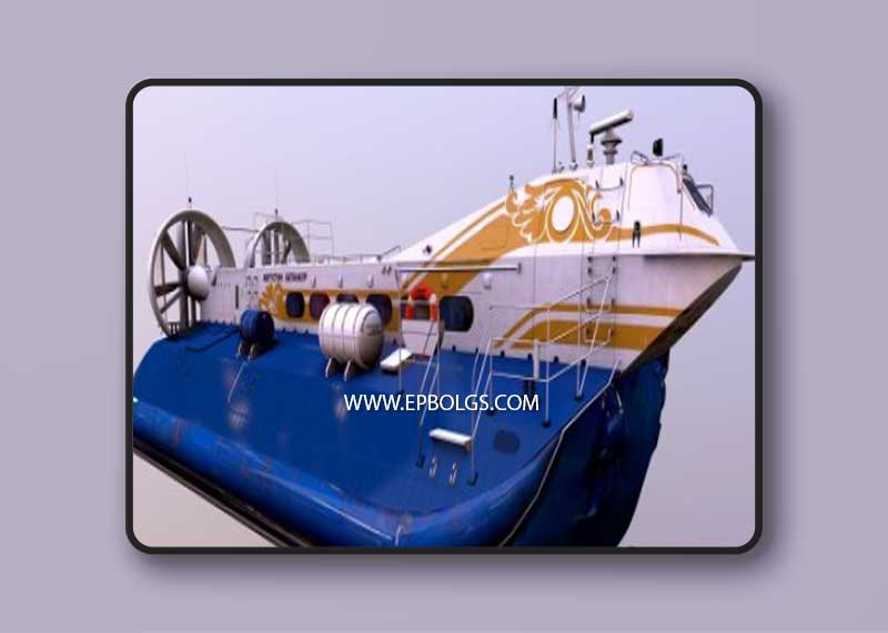 Hovercraft Hivus 48 (Animated) 3D Model