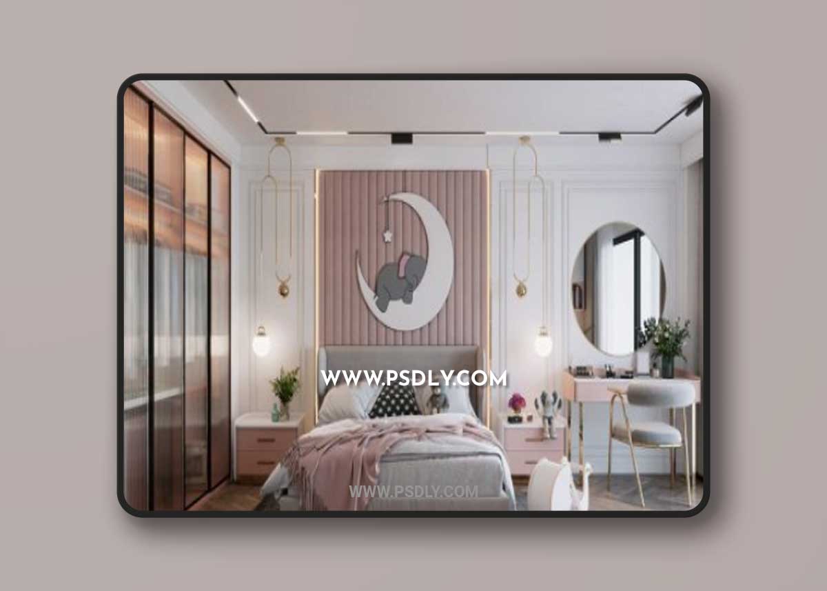 Interior Children Room by Trang Chuot 3D Model