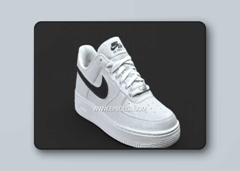 Nike Air Force 1 White 3D Model