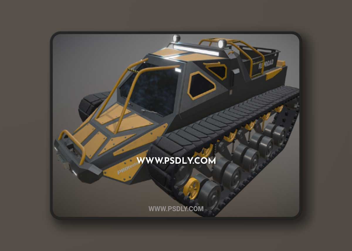 Ripsaw V2 Pickup - Concept 3D Model