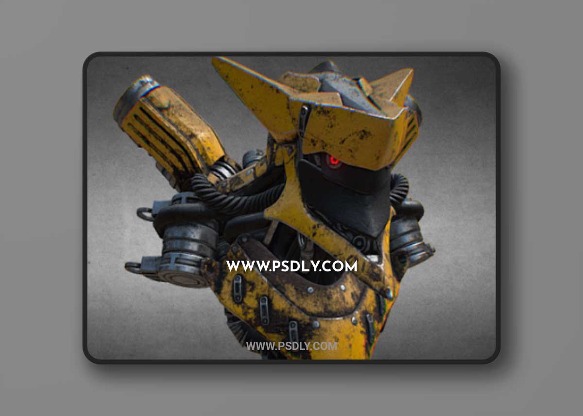 Robo Helmet 3D Model