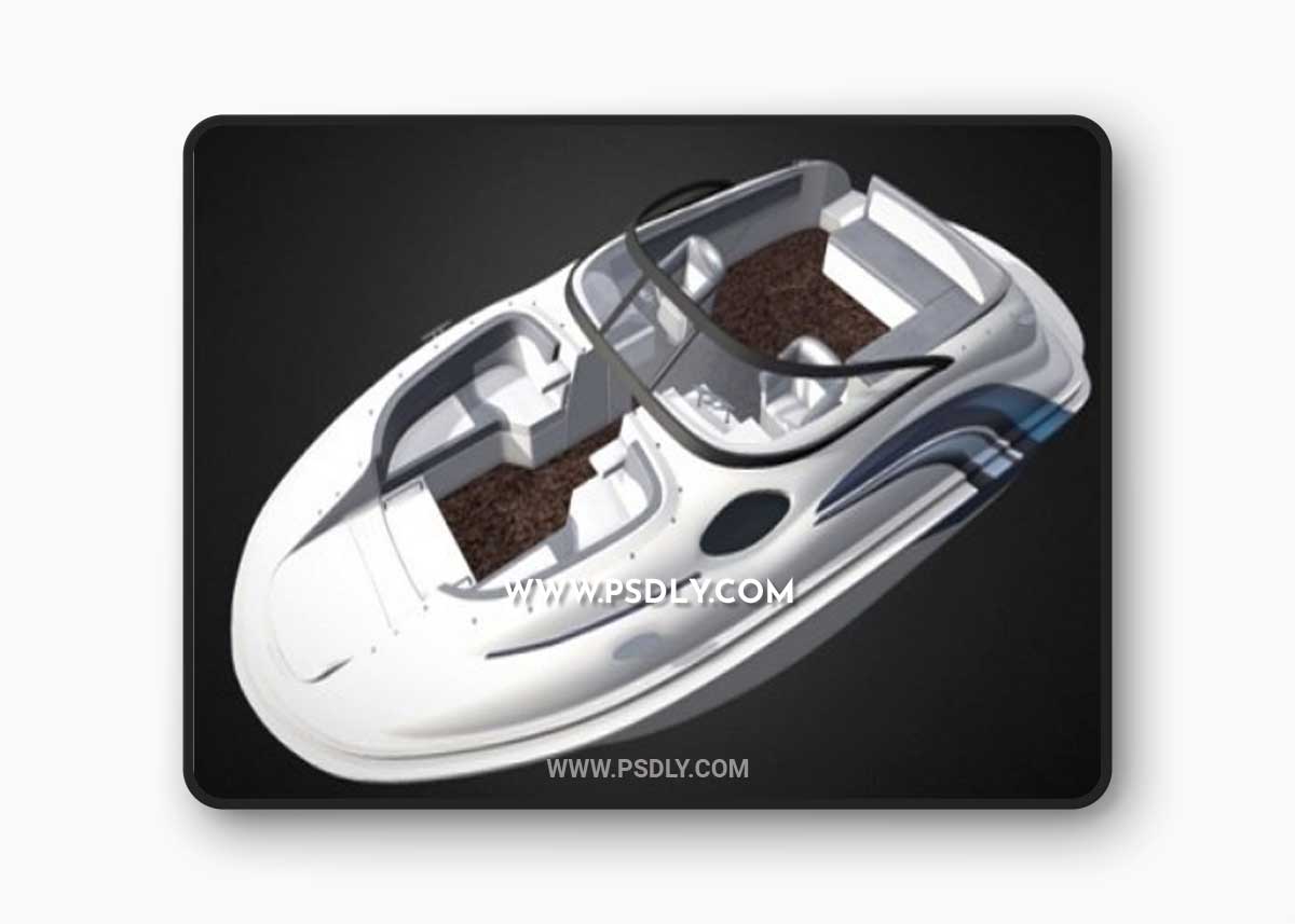 Speed Boat 3D Model