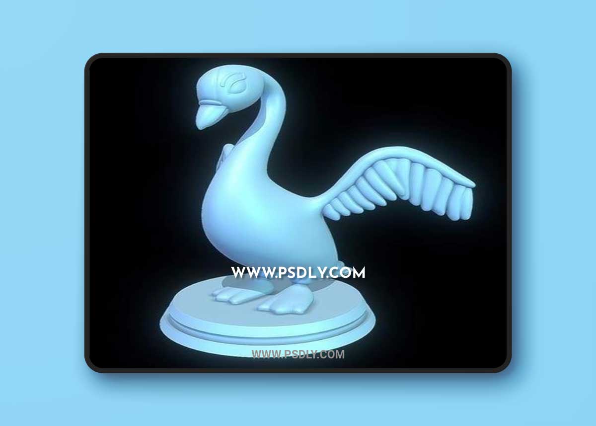 Swan Princess Odette-The Swan Princess and Stimpy-The Ren and Stimpy Show 3D