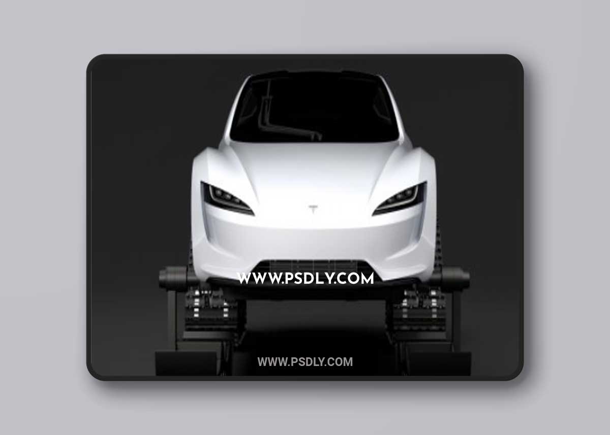 Tesla Roadster Ski 2018 3D model