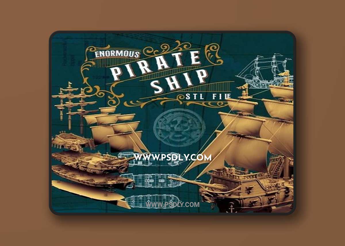 The Lady Harpy Ship-Big Resin Printers v1-2 3D