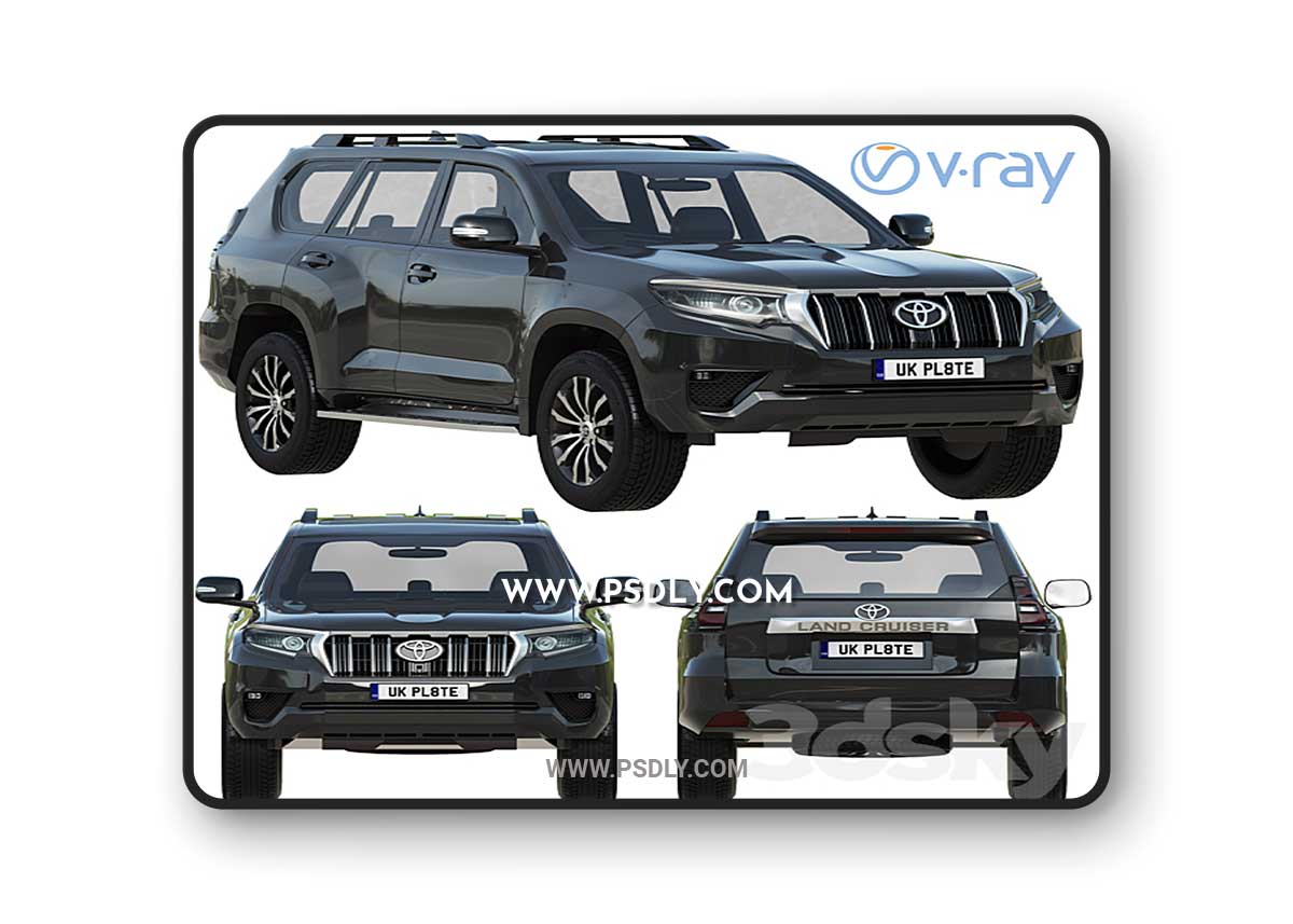 Toyota Land Cruiser 2021 3D Model