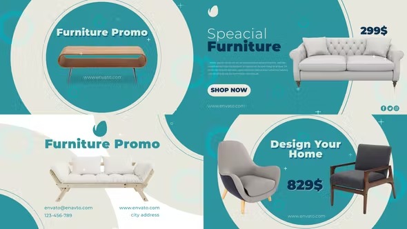 Videohive Furniture Architecture Promo 38661450
