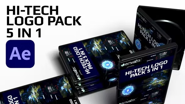 Videohive - Hi Tech Logo Pack - 5 In 1 - 38455965