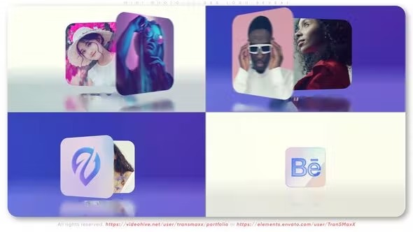 Videohive Mini Photo Slides Logo Reveal 38884436