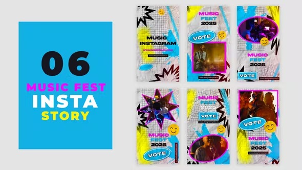 Videohive Music Festival Instagram Story Template 38649292