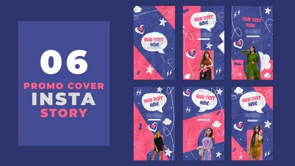 Videohive Paper Promo Instagram Story Template 38596357