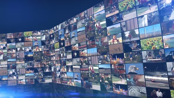 Videohive Three Screen Video Wall Intro Pack 38880878