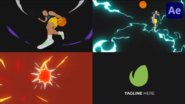 Videohive Basketball Logo for After Effects 38543557