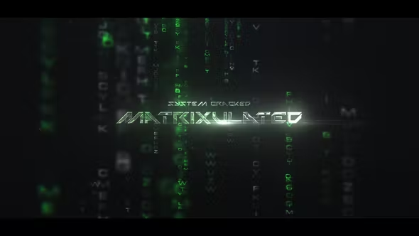 Videohive The Matrix Opener 36714258