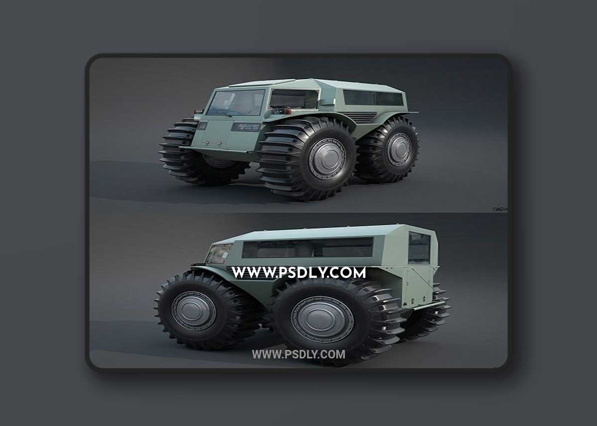 All Terrain Vehicle 3D Model