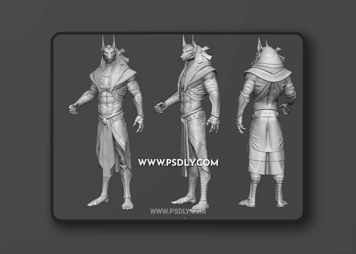 Anubis 3d model 3D Model