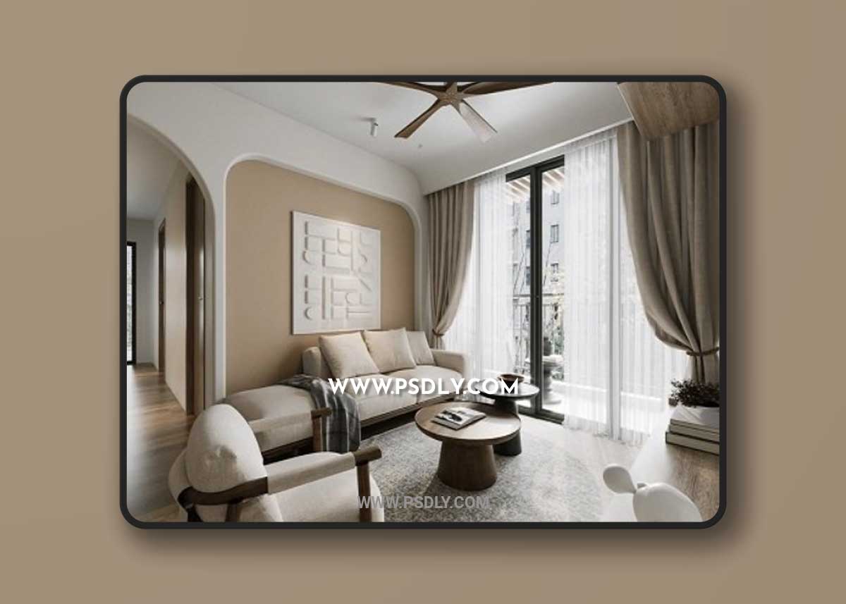 Apartment Interior By Duc Nguyen 3D Model