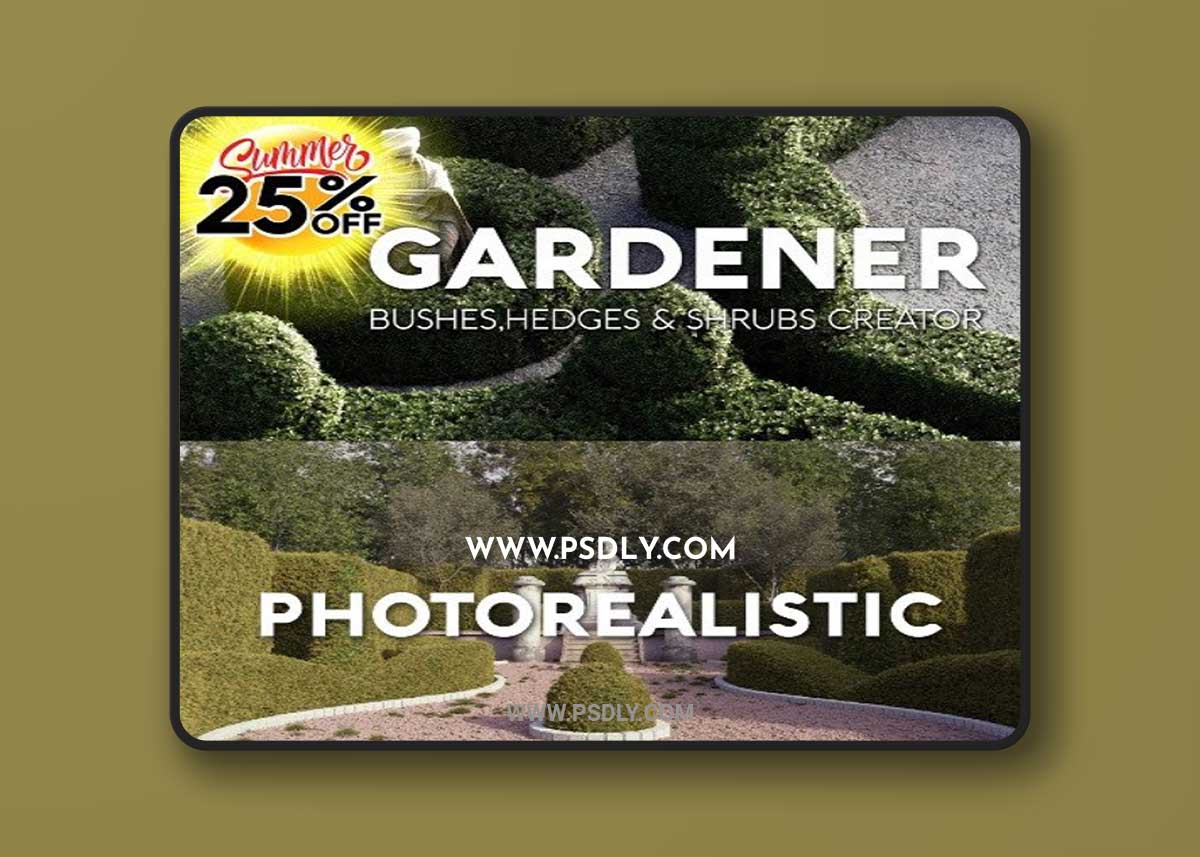 [Blender 3.2] Gardener Pro 3D Model