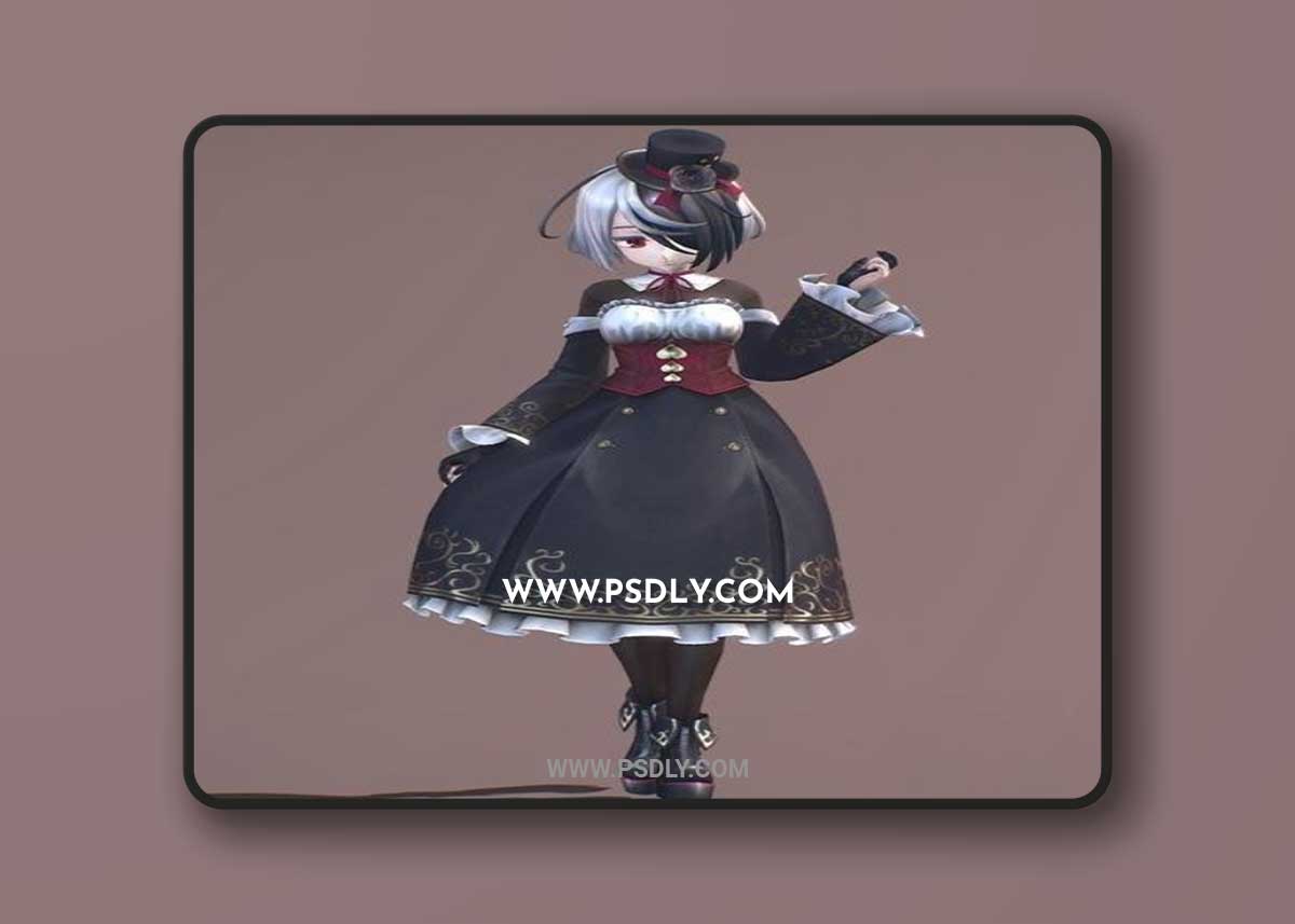 Claudia VR Chat Original Avater and Horo 03 3D Print