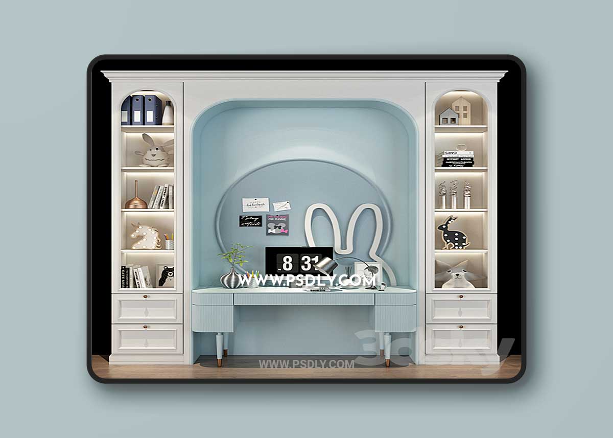 Furniture for a children 0383 3D Model